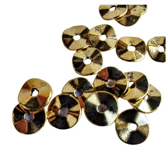 Wavy Disk Spacer 24pcs