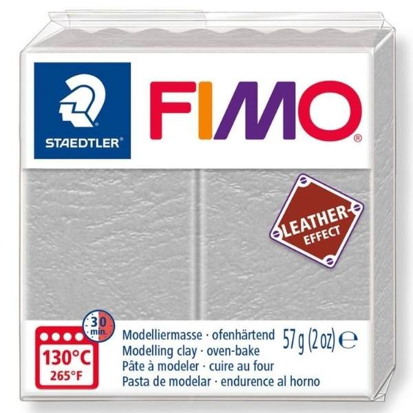 Dove Grey Fimo Leather Effect