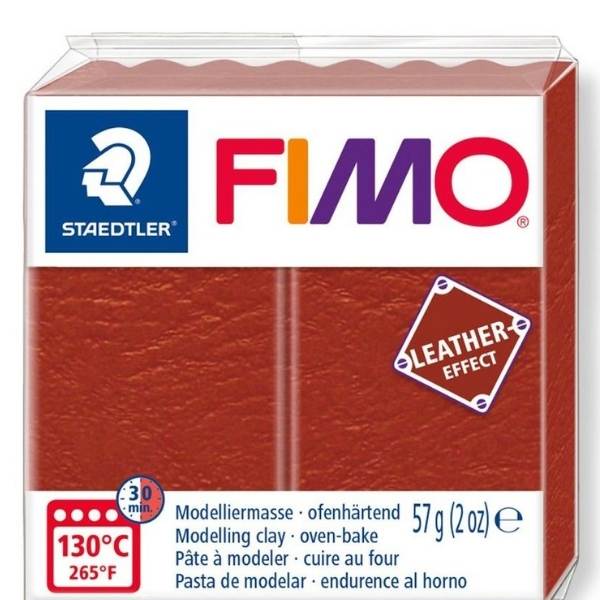 Rust Fimo Leather Effect