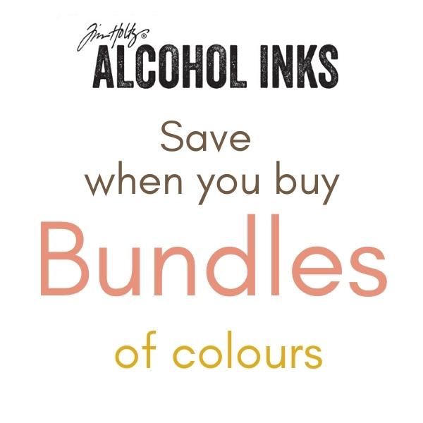 Save when you buy Tim Holtz alcohol ink in a bundle of colours