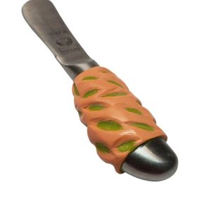 Stainless Steel Spreader with polymer clay embellished handle