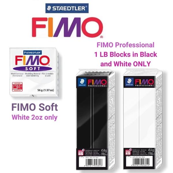 Fimo Professional Soft Polymer Clay 2oz-Black 