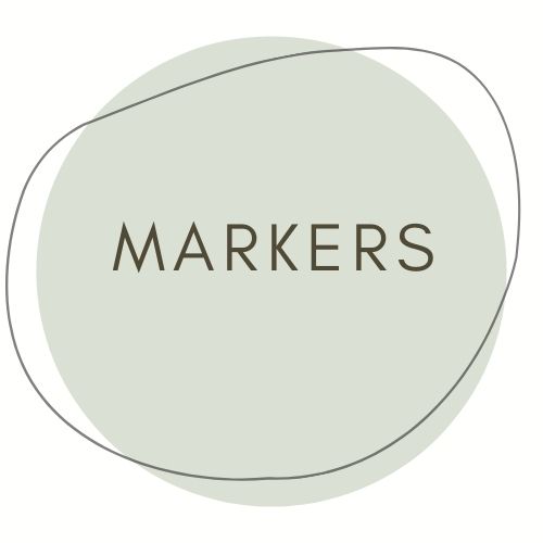 Artist quality markers for use with polymer clay and mixed media projects