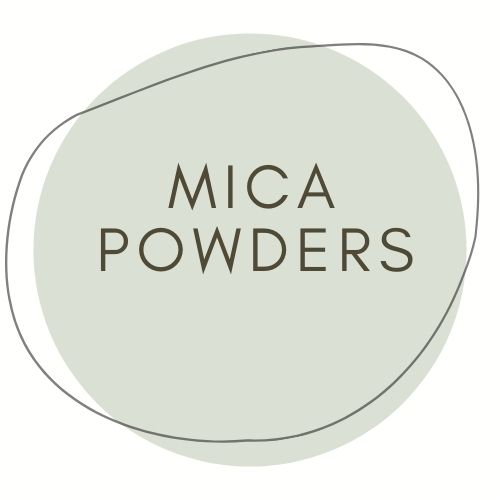 Artist quality mica powder for use with polymer clay and mixed media projects
