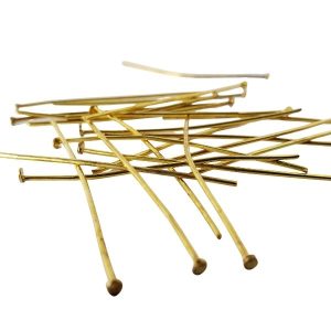 Head Pins Gold Tone 144 pcs