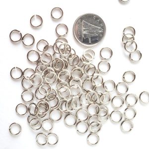 Jump Rings - Silver 5mm 144 pcs