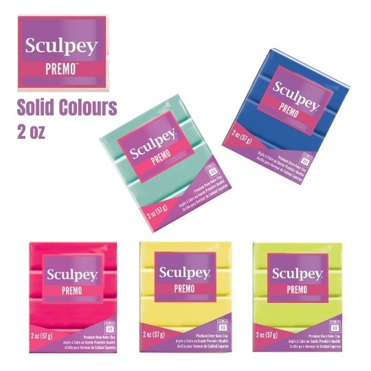 Premo Sculpey Polymer Clay Solid Colour