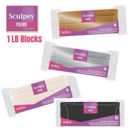 Sculpey Premo 1 LB Bars of polymer clay