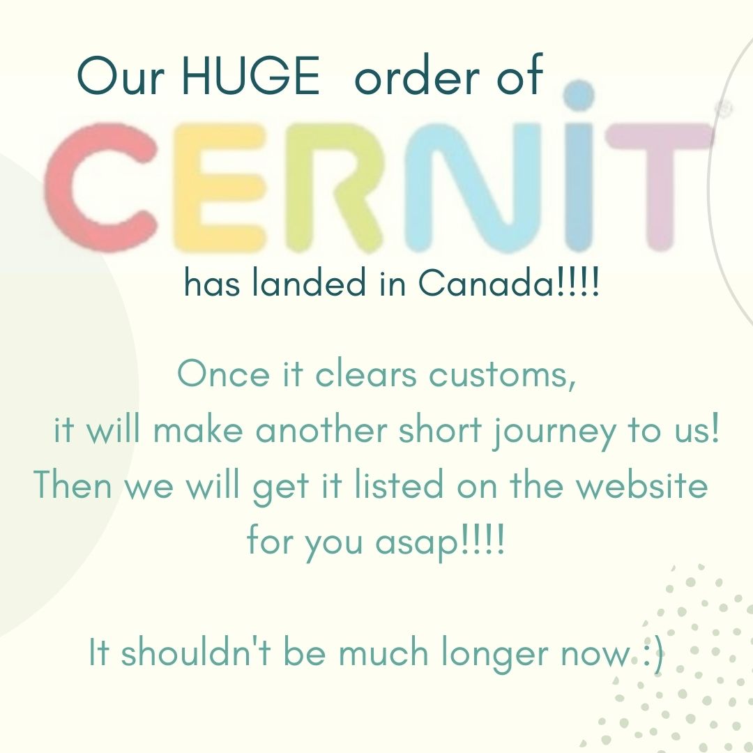 Cernit polymer clay coming soon
