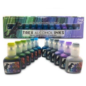 T-Rex Cool Colours Alcohol Inks set of 12