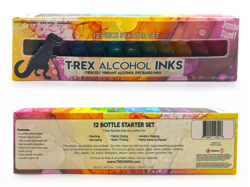 T-REX Alcohol Ink Starter-set-of-12