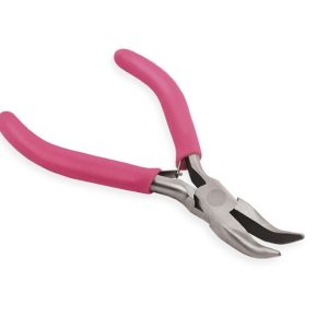 Curved Nose Pliers with Soft Grip