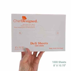 1000 lightweight plastic deli sheets perfect for working on or storing polymer clay and other craft materials