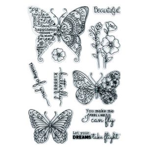 Clear Texture Stamp Set of 3 Designs