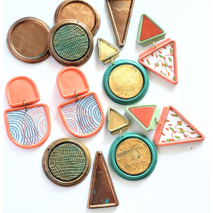 The Just Bezels jewelry molds for DIY polymer clay or air dry makers