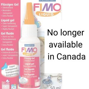 Fimo Liquid Gel polymer clay is no longer available here in Canada