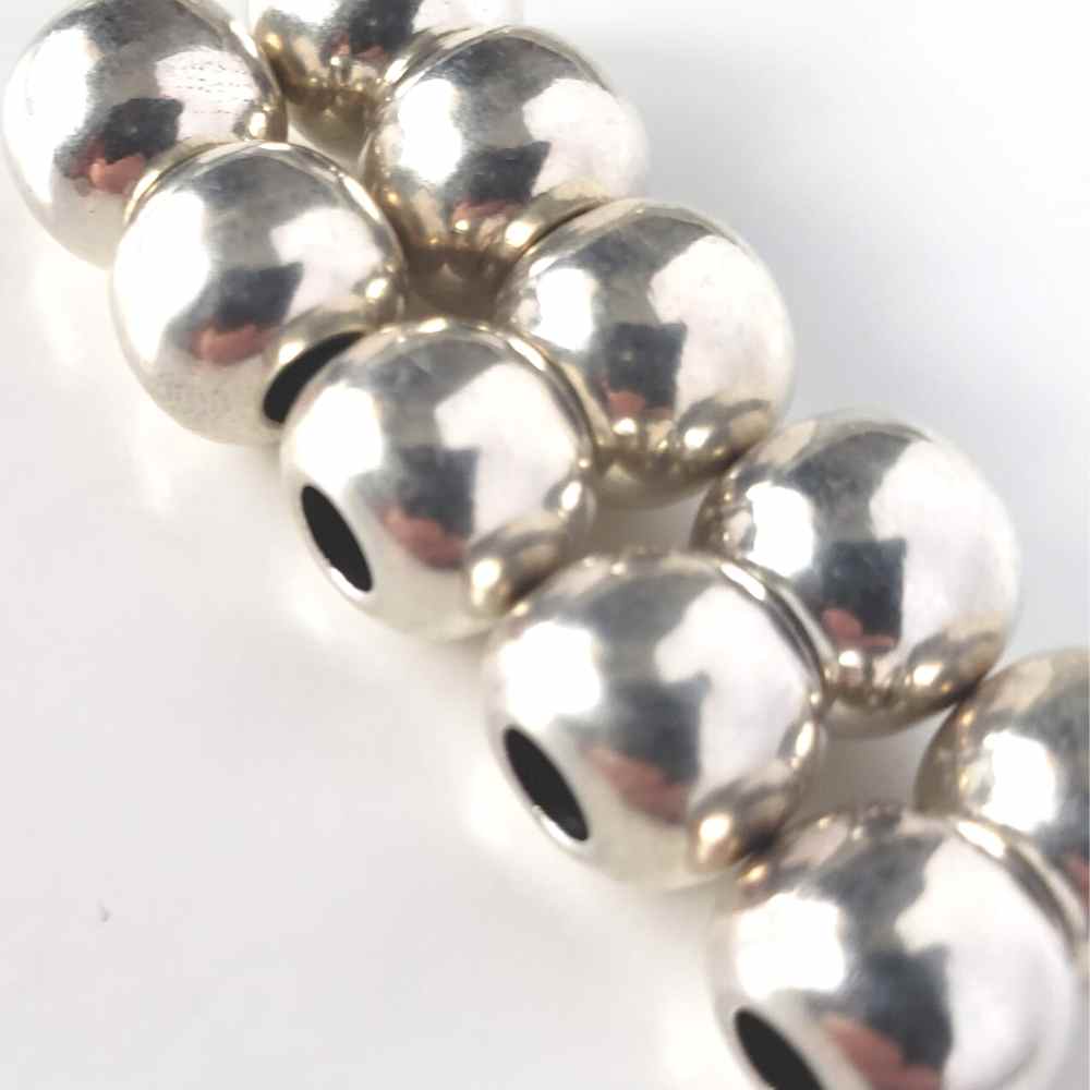 Magnetic ball clasp for jewelry 4mm cord