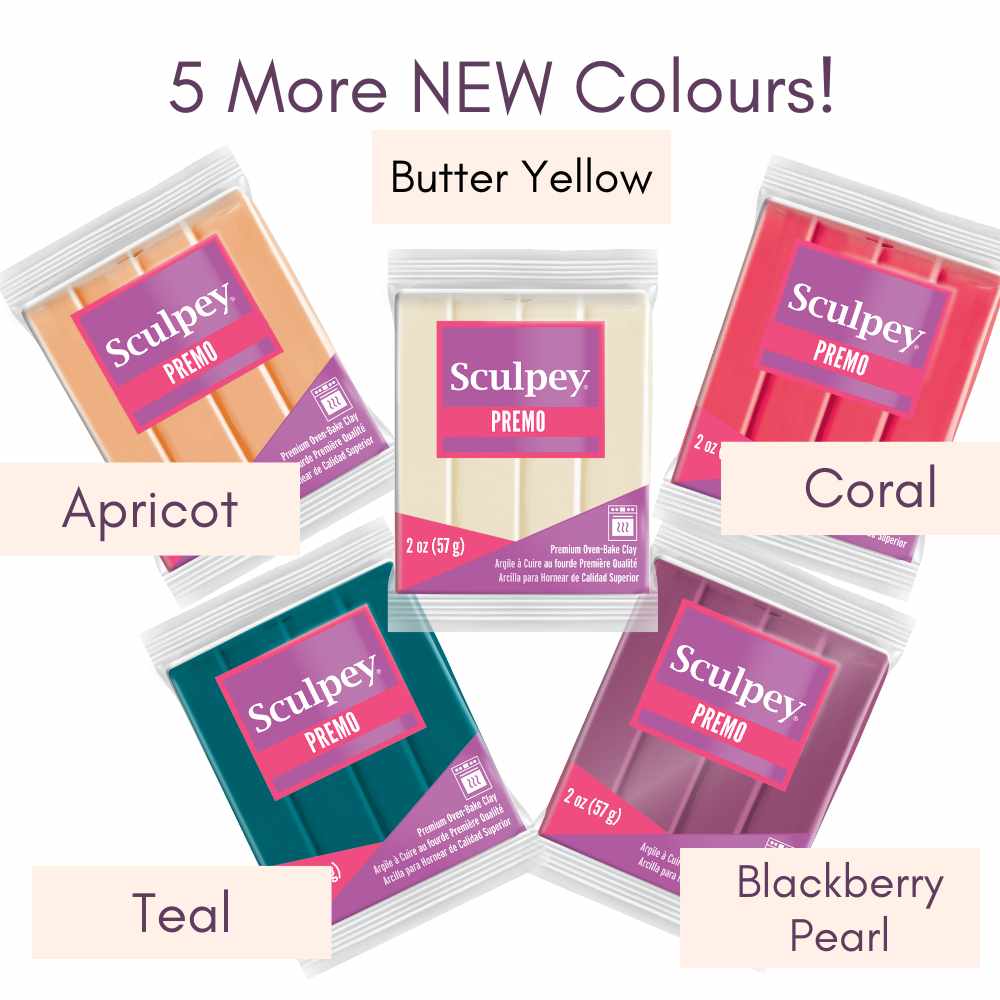 Sculpey 5 new colours available in Canada
