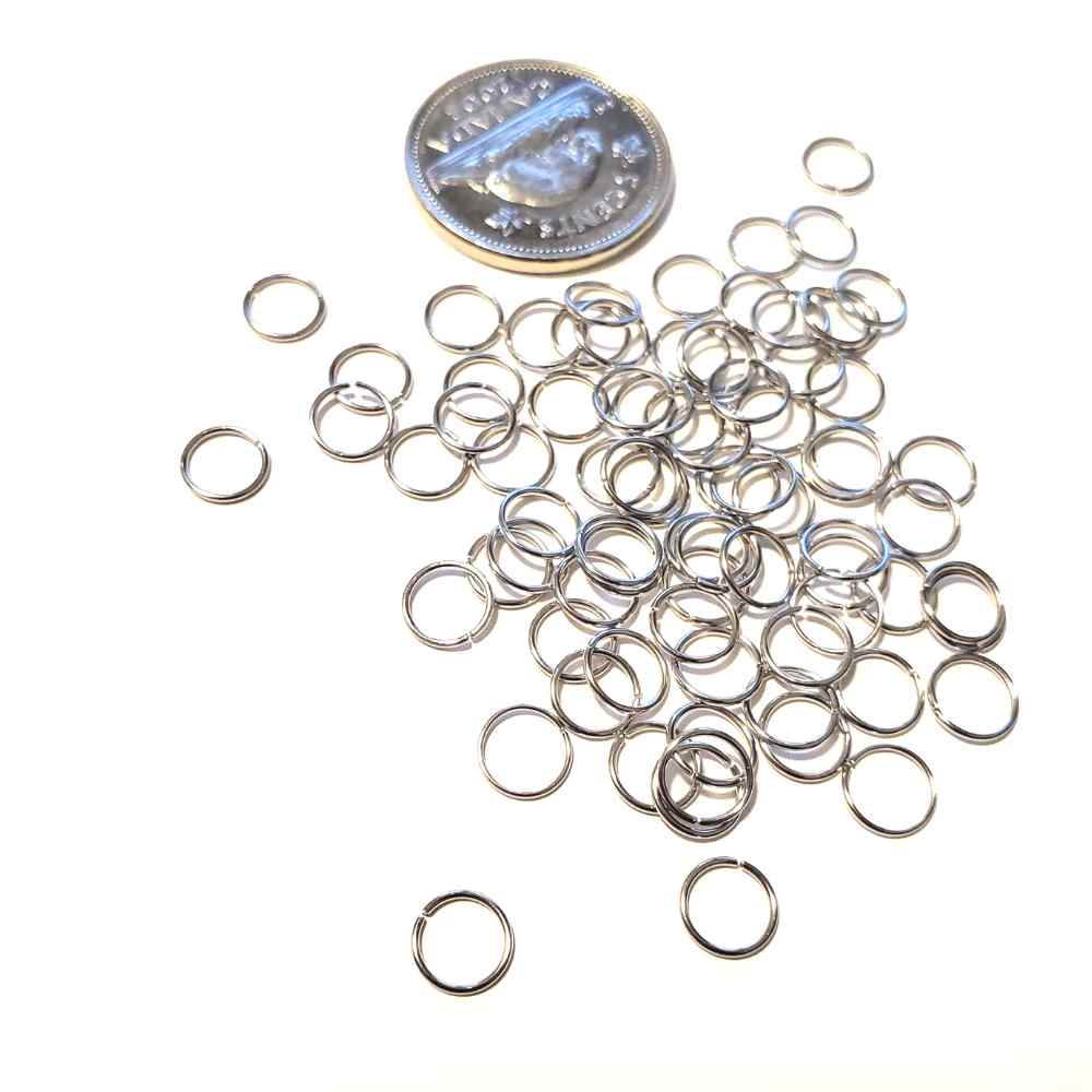 Stainless Steel 6mm jump rings 100pc