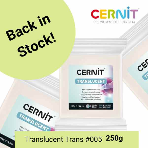 Cernit Translucent Polymer Clay Restock NOW! - Shades of Clay