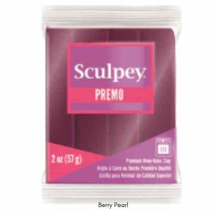 Sculpey Premo Berry Pearl Oven bake polymer clay