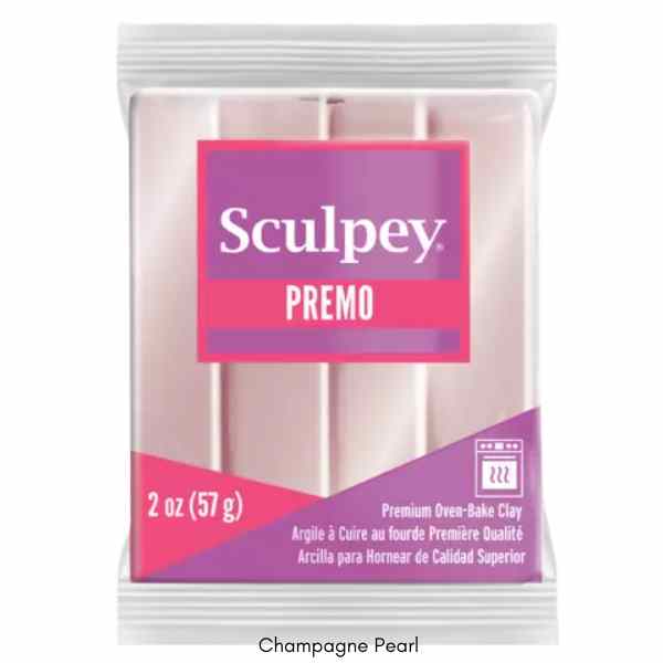 Sculpey Premo Champagne Pearl Oven bake polymer clay