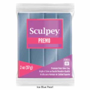 Sculpey Premo Ice Blue Pearl Oven bake polymer clay