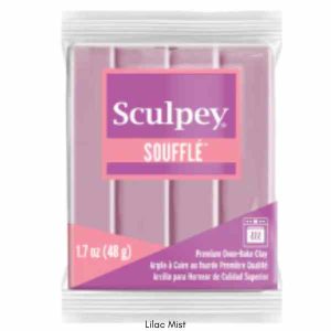 Sculpey Souffle Lilac Mist Oven bake polymer clay