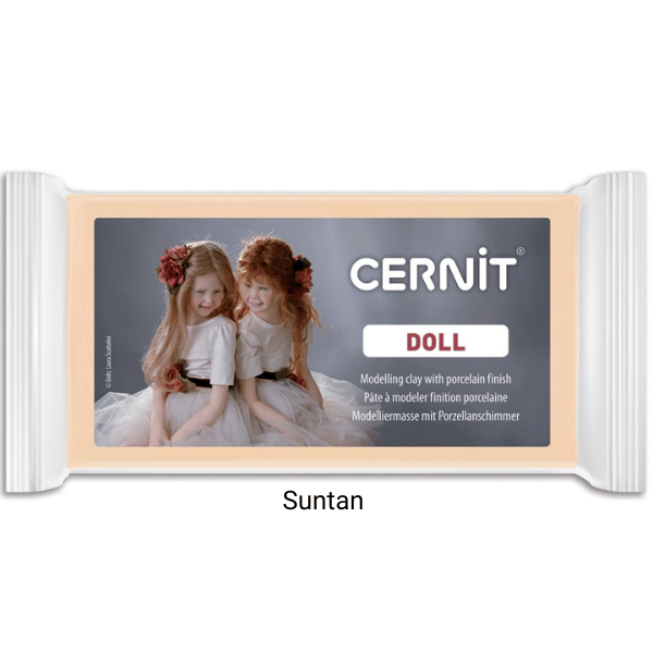 Cernit Doll Polymer Clay 500 g Suntan