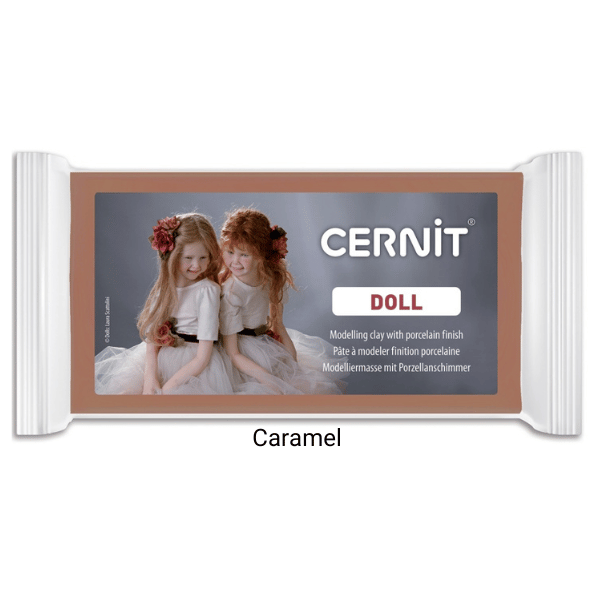 Cernit Doll Polymer Clay 500 g Caramel