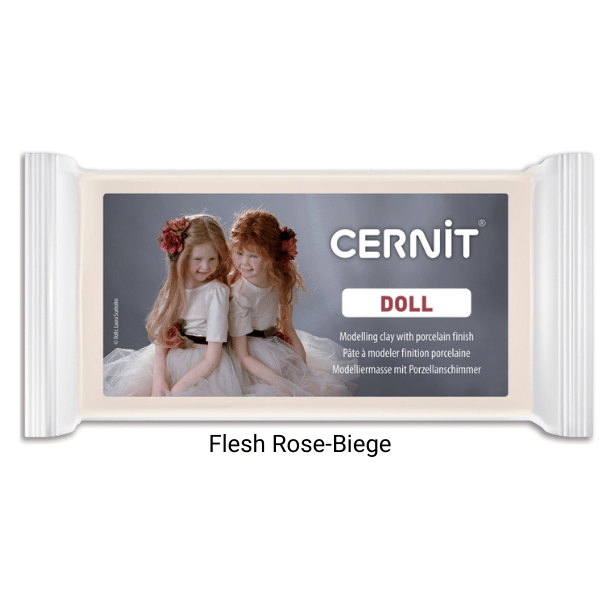 Cernit Doll Polymer Clay 500 g Flesh Rose-Biege