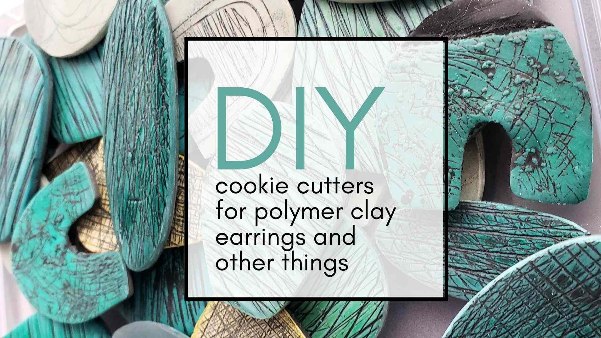 I show polymer clay jewelry makers how to upcycle metal cookie cutters and create new, exciting, unique shapes to make jewelry.