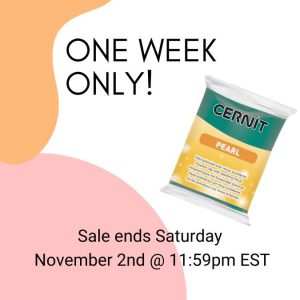 Cernit polymer clay blowout sale 35% off all cernit brand polymer clay 