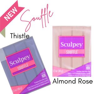 4 New colours of Sculpey Premo and Souffle polymer clay available now, April 2025 in Canada