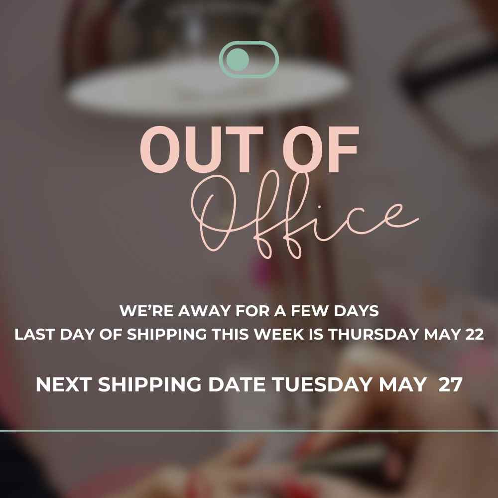 out of office. shipping resumes Tuesday may 27 2025