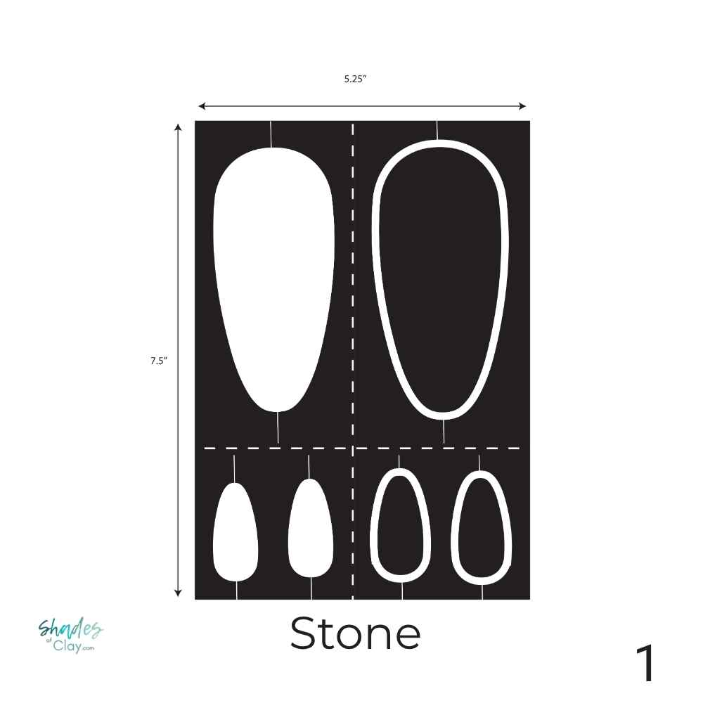 CaBezel mold for jewelry making – Stone shape with bezel and cabochon