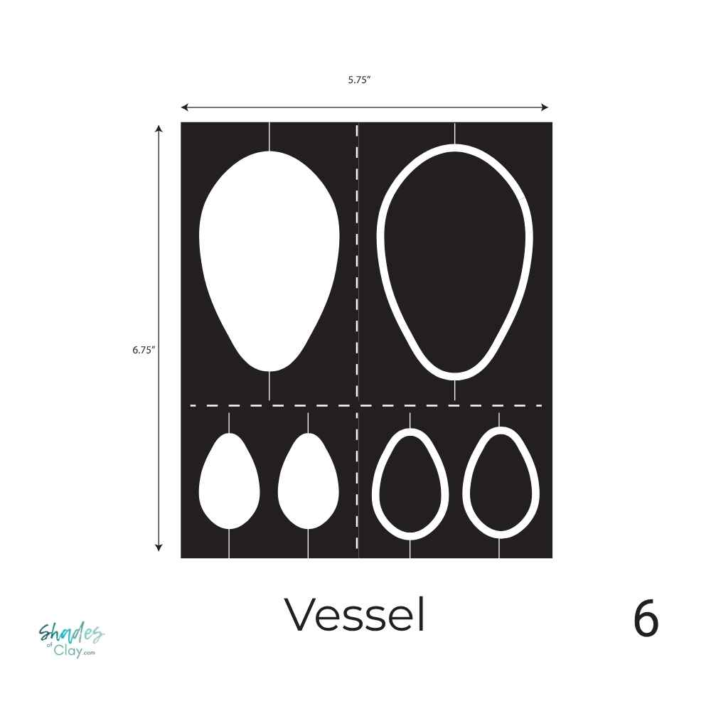 CaBezel mold for jewelry making – Vessel shape with bezel and cabochon