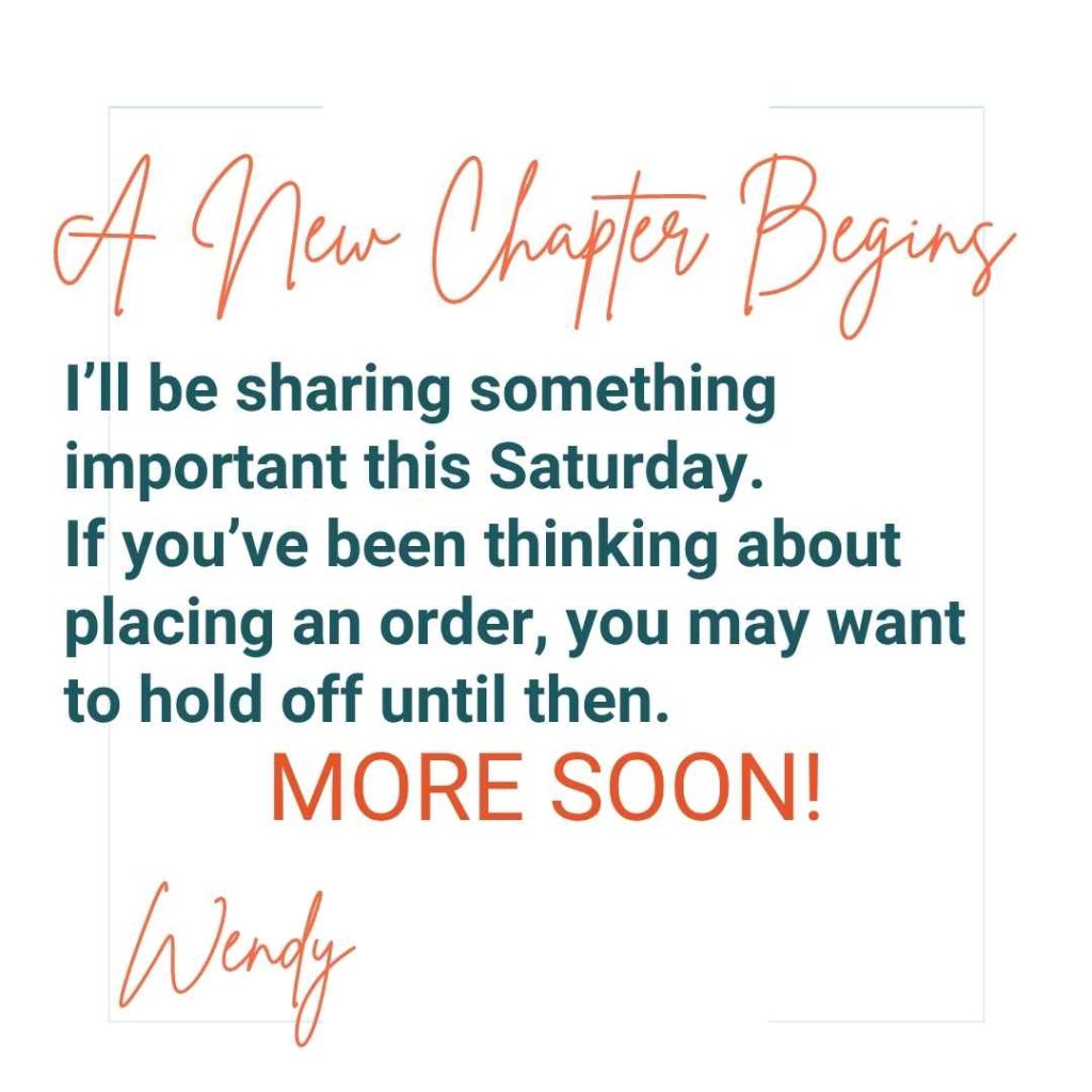 I will be making an announcement Saturday morning. Stay tuned. Hold off placing your order until then