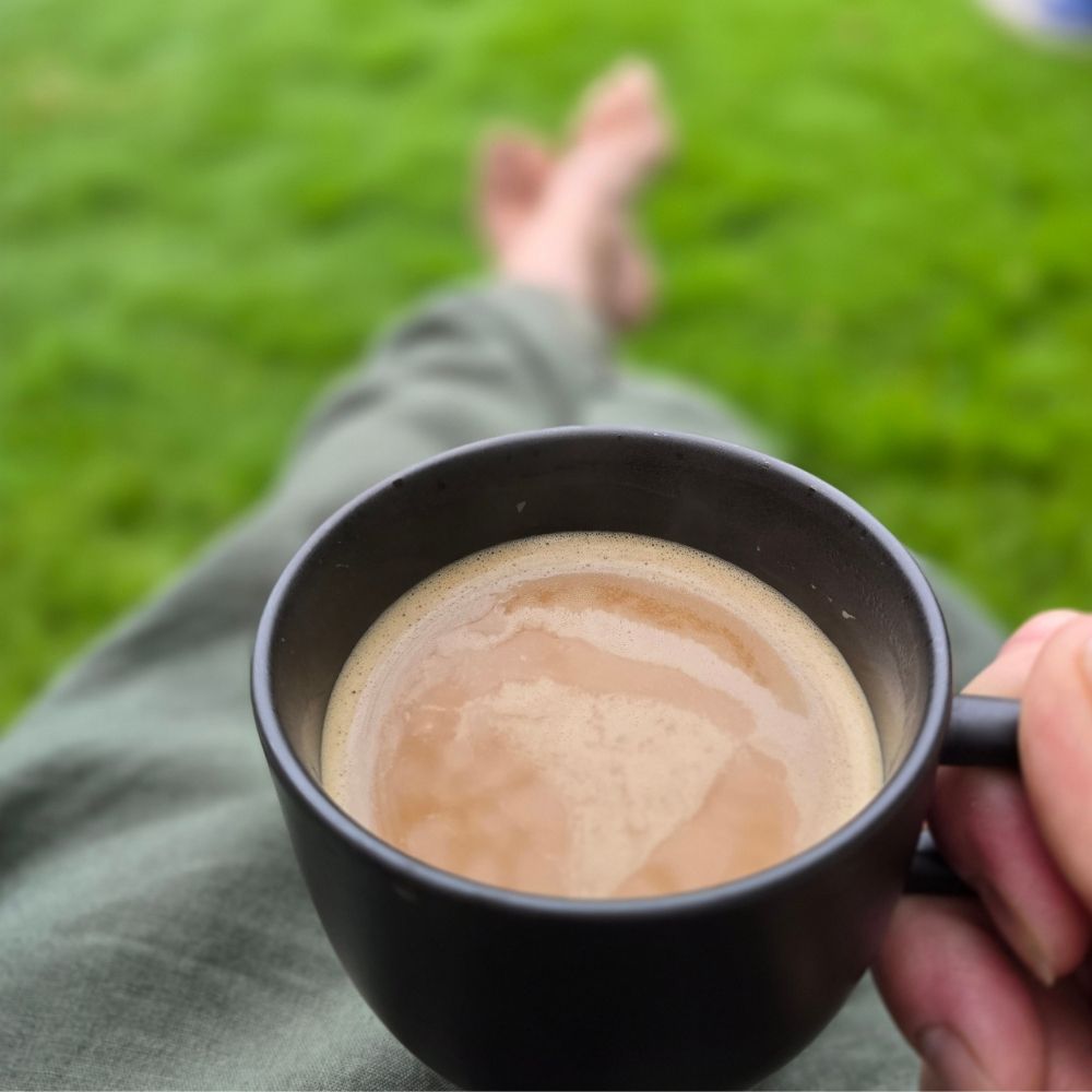 a mug of coffee